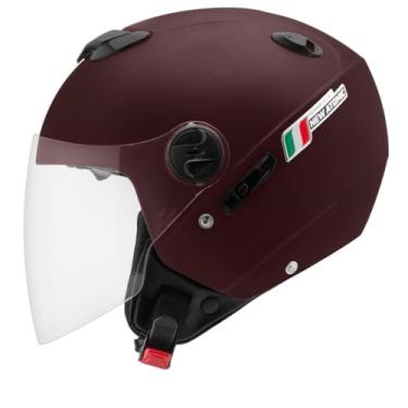 Imagem de Capacete Moto Aberto New Atomic Elite Masculino Feminino Pro Tork Com Viseira Interna(58,VERMELHO)