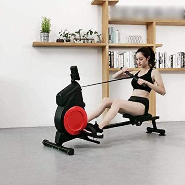Imagem de Máquinas de remo, máquina de remo magneticamente controlada, silenciosa, aeróbica doméstica, fitness, remo, equipamento de fitness para Ho