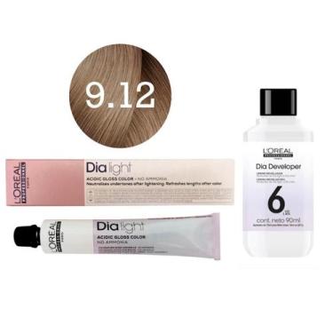 Imagem de Tonalizante Dia Light 9.12 Louro Muito Claro Cendré Irisado Milkshake 
