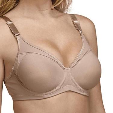 Imagem de Sutiã DeMillus Taça C Control 64905, Bege rosado, 48