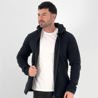 Imagem de Jaqueta Six One Soft com Capuz Masculina, P, Preto