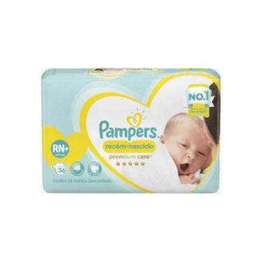 Imagem de Fralda Pampers Premium Care RN+ 36 Unidades