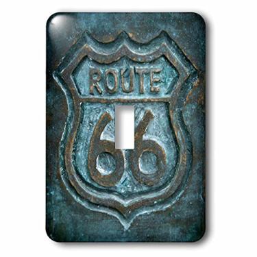 Imagem de 3dRose lsp_230770_1 Joliet, Illinois, EUA. Placa Route 66. Interruptor de interruptor único