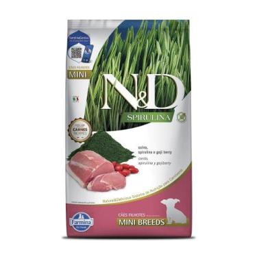 Imagem de Ração Seca N&D Spirulina Suíno e Goji Berry para Cães Filhotes de Raça