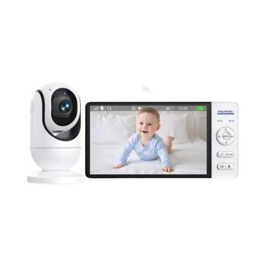 Imagem de Monitor De Bebê Com Vídeo De 7 Polegadas Com Câmera De Zoom De Áudio B