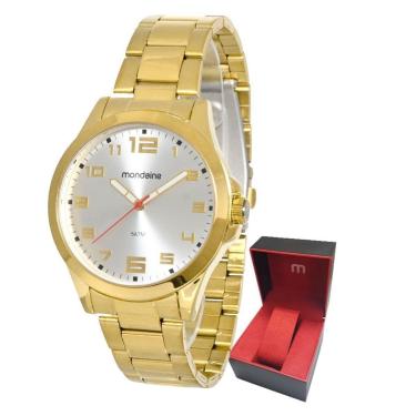 Imagem de Relógio Masculino Mondaine Original de Pulso Resistente-Masculino