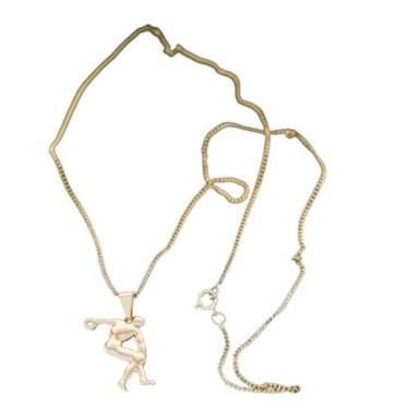 Imagem de Corrente Grumet Pitbull 1mm Pingente Para Professores. - Qualidade Garantida!