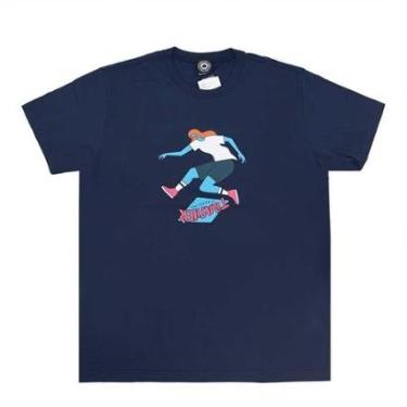 Imagem de Camiseta Thrasher Magazine Tre - Azul Marinho-Masculino