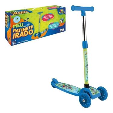 Imagem de Patinete Infantil 3 Rodas Infantil Luz Led crianças até 40kg - Art Bri