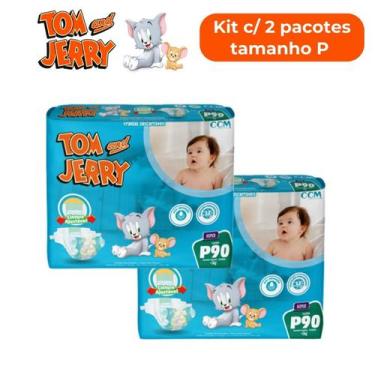 Imagem de Fralda Tom And Jerry Hiper Kit Com 2 Pacotes - Ccm