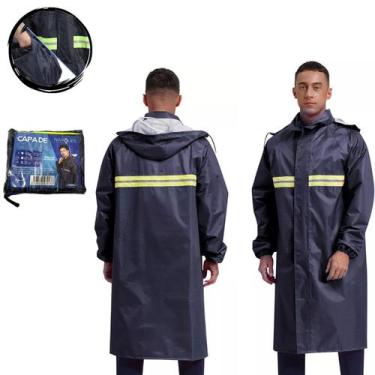 Imagem de Conjunto Capa Chuva Moto Emborrachada Impermeável - Tesla Store