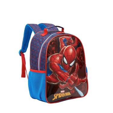 Imagem de Mochila Escolar Infantil Homem Aranha Bolsa De Costas Menino