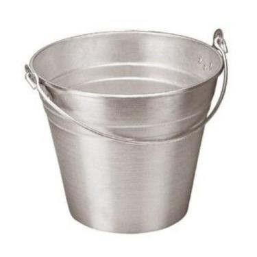 Imagem de Balde Grande De Alumínio Com ou Sem Cordoalha Cargas Perigosas - plast