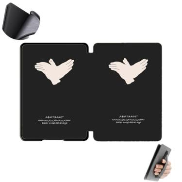 Imagem de GUKSRASO Capa para 6.8" Kindle Paperwhite 11ª Geração/Signature Edition (Modelos: M2L3EK/M2L4EK) - Painel Traseiro em TPU com Função de Suspensão/Ativação Automática, Alça de Mão