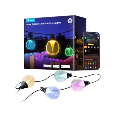 Imagem de Lâmpadas Led RGBIC Inteligentes Para Decoração Externa IP67, Luzes Smart Wi-Fi 2,4Hz Bluetooth, 16 Milhões de Cores, al3x4, Go0gl3 e Matter