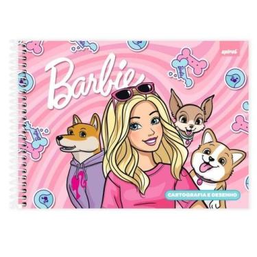 Imagem de Barbie Caderno Cartografia e Desenho Capa Dura 80 fls Spiral