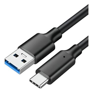 Imagem de Cabo Usb Tipo C Turbo Carga E Dados Reforçado Preto