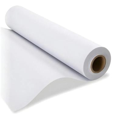 Imagem de Bobina Para Plotter 90g 610mm X 50 Metros Branca Sulfite Com 2, 5 ou 1