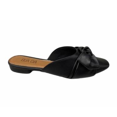 Imagem de Mule Feminino Sua Cia 8188.13441 - Cor:Preto