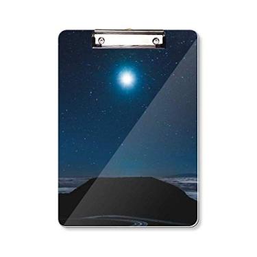 Imagem de Prancheta Moon Night Sky para pasta de escrita A4