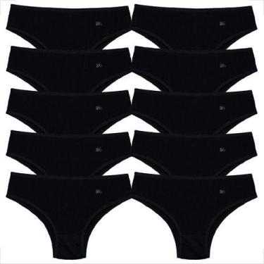 Imagem de Kit 10 Tangão Cotton Penteado Feminina Estilo Atacado - Básica Linda, 