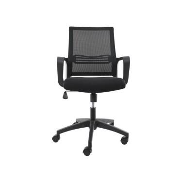 Imagem de Cadeira De Escritório Diretor Michigan Encosto Tela Mesh Giratória Ajuste de altura Office Premium Cor Preto