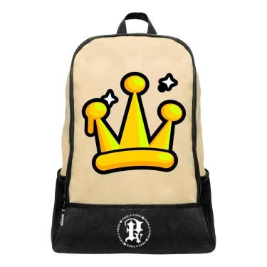 Imagem de Mochila Escolar Basica Pega a Visão Estampado Coroa Masculina-Masculino