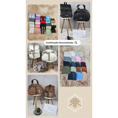 Imagem de KR RK Bolsas Maternidade Mala e Mochila Luxo Elegance, Combinação Pers