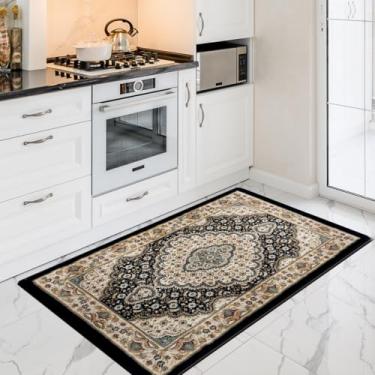 Imagem de 1 Tapete Cozinha Absorve 1 Milhão de pontos 60x90 Mon Vr (M6Mon PRETO Egípcio Alto Padrão - 1 milhão de pontos Alto Padrão)