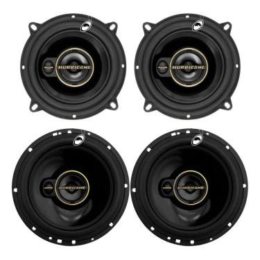 Imagem de Kit Alto Falante Porta Dianteira e Traseira Hurricane Aurum 220W RMS