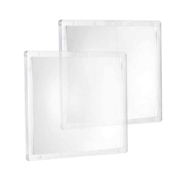 Imagem de HARFINGTON 2 peças de lente de ampliação de soldagem 9 cm x 10,8 cm (2,5 dioptrias) lente de aumento de capacete de soldagem, lente de solda transparente adequada para a maioria dos capacetes de