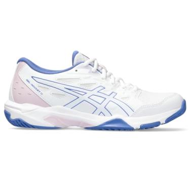 Imagem de ASICS Sapatos de Voleibol Femininos Gel-Rocket 11, Branco/Safira, 10.5