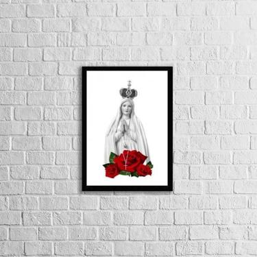 Imagem de Quadro Nossa Senhora Imaculada Conceição 45X34Cm - Com Vidro