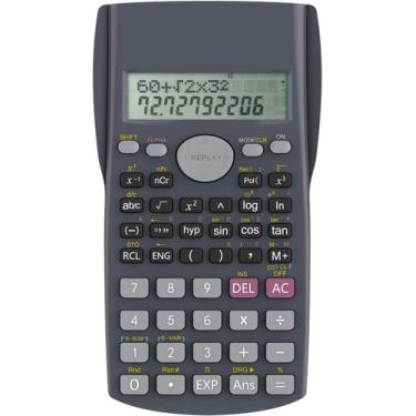 Imagem de Calculadora científica de engenharia de 2 linhas, adequada para escola