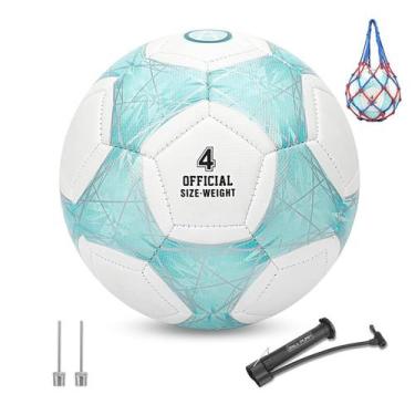 Imagem de Bola de futebol STEEFAN tamanho 4, mudança de cor com bomba e agulhas