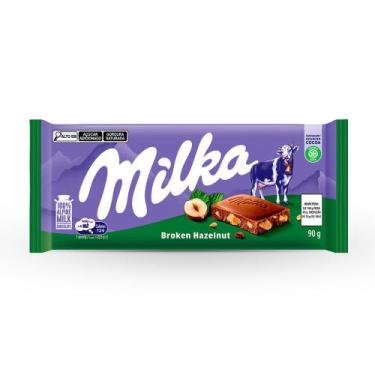Imagem de Chocolate Milka Avelã Broken Hazelnuts 90g