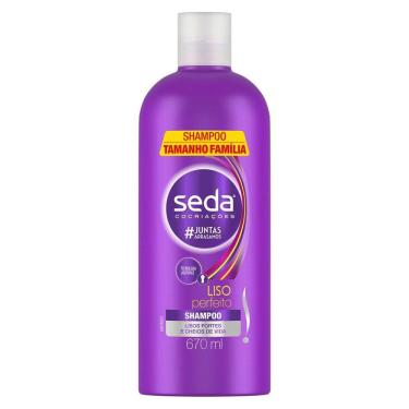 Imagem de Shampoo Seda Cocriações Liso Perfeito 670ml Tamanho Família