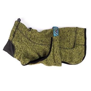 Imagem de Wilderdog Jaqueta de lã para cães com polaina de neoprene - pequena - verde-oliva