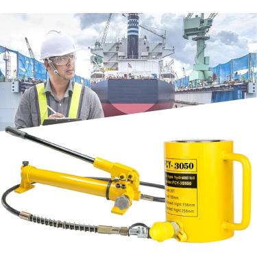 Imagem de Cilindros de elevação hidráulicos do macaco hidráulico do cilindro de aríete, 10T/20T/30T,30T50MM
