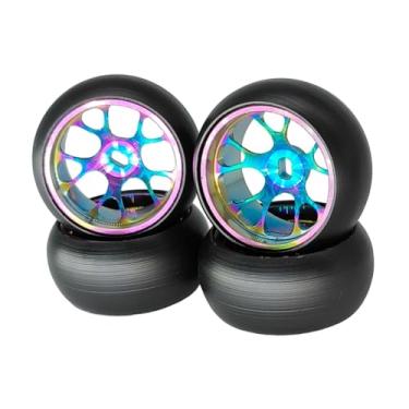 Imagem de rockible 4Pcs RC Car Drift Tire RC Car Acessório Desgaste Resistente Atualização Profissional Rodas para K969 K999 1/28 Veículos Crawler