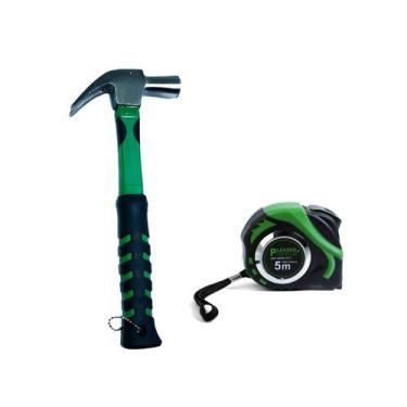 Imagem de Kit Ferramentas Essenciais: Martelo e Trena - Machinia
