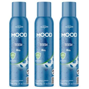 Imagem de Kit 3 Desodorante Teen Boy Mood Care 150Ml - My Health