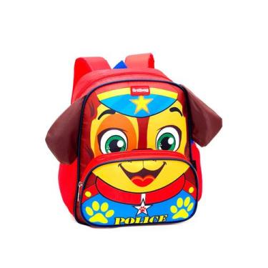 Imagem de Mochila Cão Police Escolar Infantil Creche M4731 - ELLO