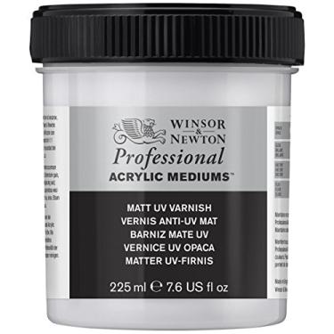 Imagem de Winsor & Newton Médio Acrílico Profissional, Verniz UV Matt, 225 ml
