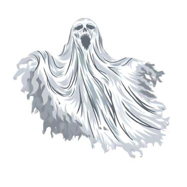 Imagem de Enfeite fantasma halloween decoração dia das bruxas grande - Piffer