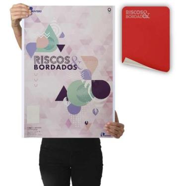 Imagem de Papel Carbono para Costura Riscos e Bordados Vermelho - Caixa com 100 