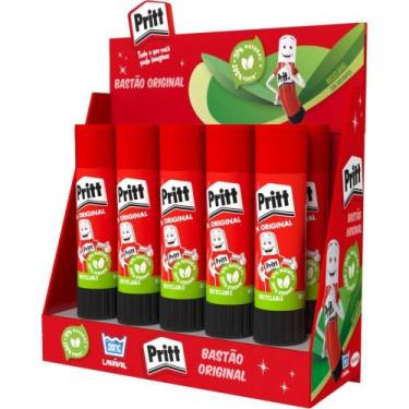 Imagem de Cola em Bastão PRITT 10 Gramas - Pacote com 10 Unidades - Henkel