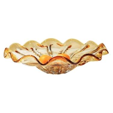 Imagem de fruteira cesta Tigela de frutas transparente de vidro grande, casa, sala de estar, cozinha, prato de frutas, restaurante, mesa, armazenamento de lanche, cesta de frutas bancada