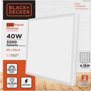 Imagem de Luminaria Led Sob Quad 40W 6500K 60Cm B_D - BLACK & DECKER