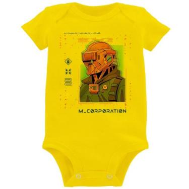Imagem de Body Bebê Metaverse Corporation - Foca na Moda, Amarelo, GG